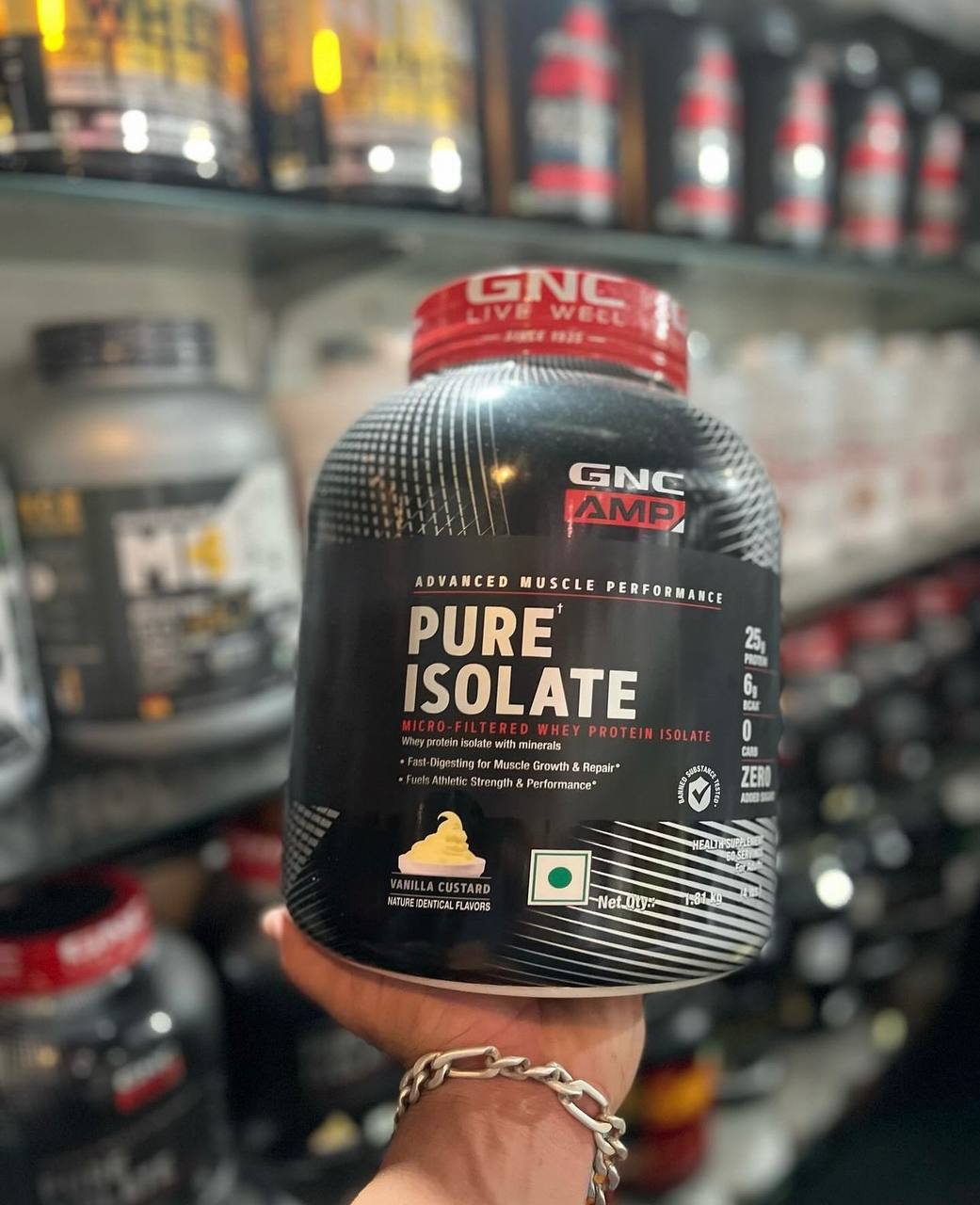 پروتئین وی ایزوله امپیلی فاید جی ان سی امریكا | GNC AMP Pure Isolate