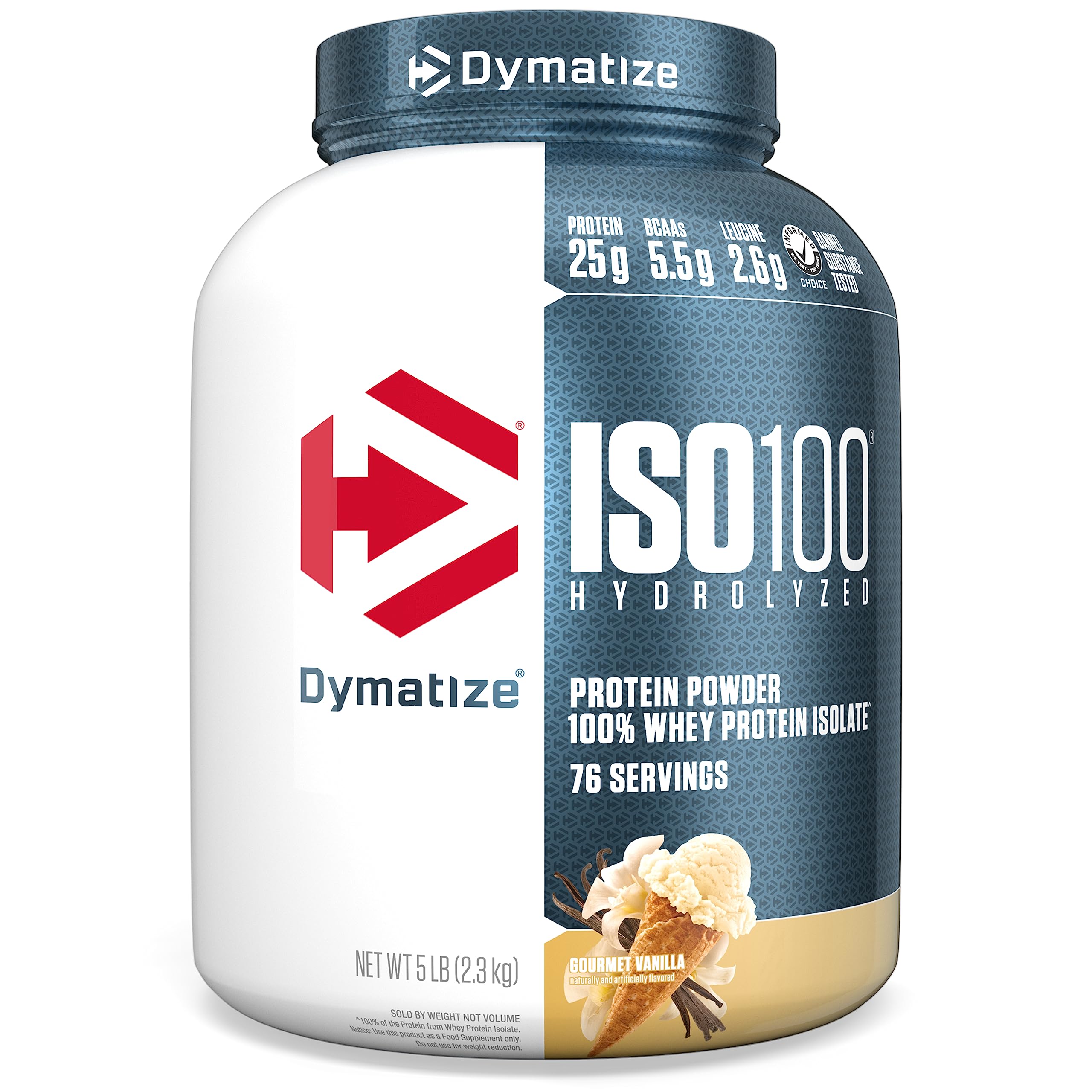 وی ایزوله دایماتیز 2.3 کیلویی iso 100 dymatize