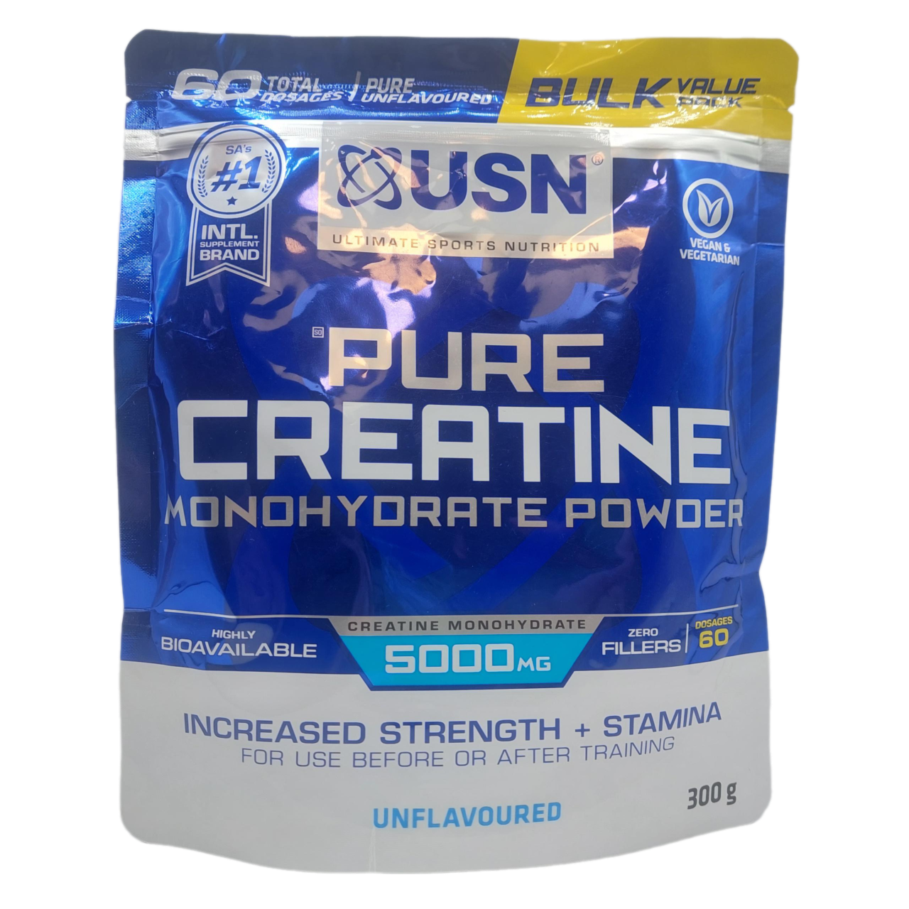 کراتین میکرونیزه شده یو اس ان 300 گرمی USN MICRONIZED CREATINE