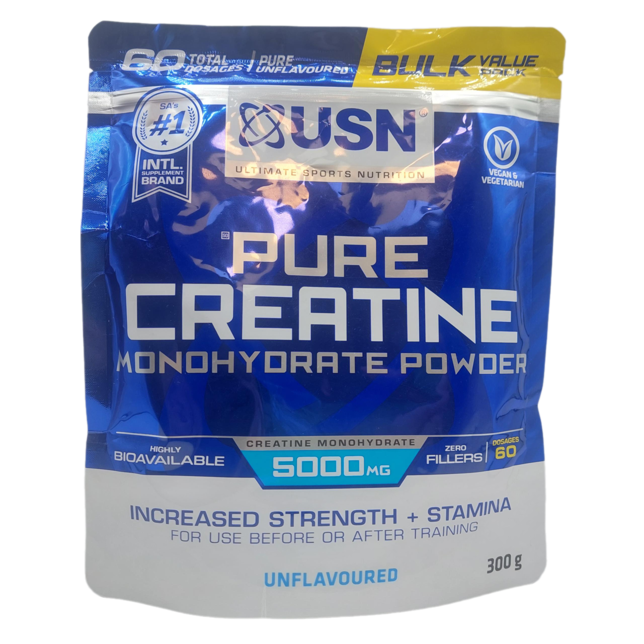 کراتین میکرونیزه شده یو اس ان 300 گرمی USN MICRONIZED CREATINE