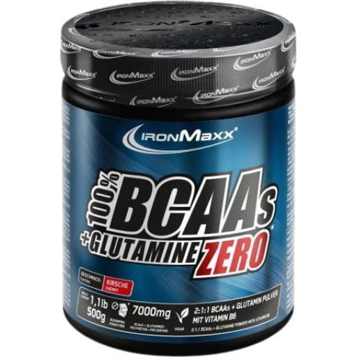 بی سی ای ای و گلوتامین زیرو ایرون مکس IronMaxx 100% BCAAs + Glutamine Zero