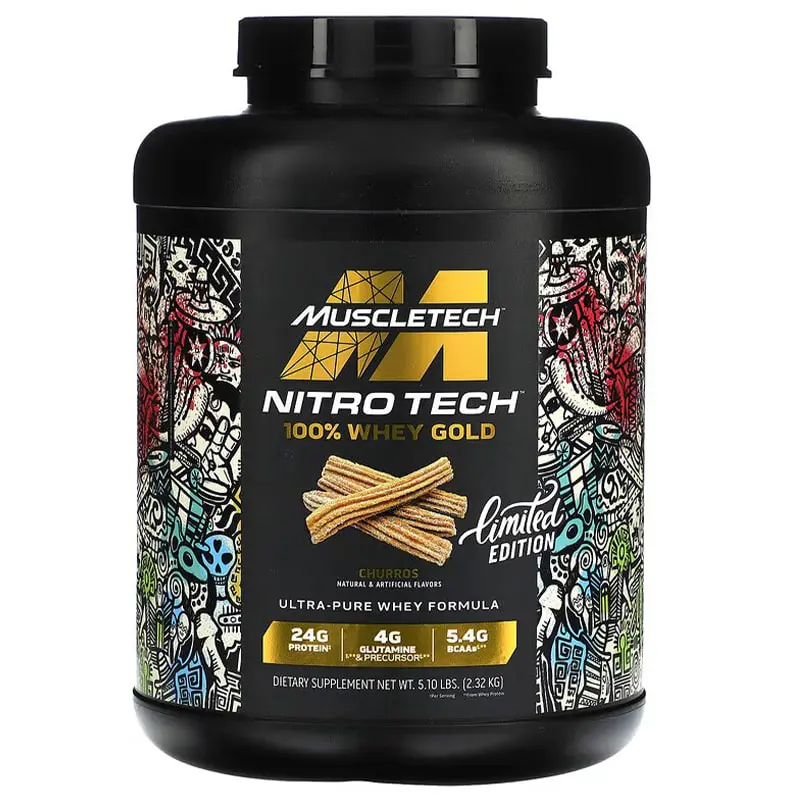 نیترو تچ وی گلد لمیتد ادیشن ماسل تک 2.3 کیلویی MuscleTech Nitro-Tech Whey Gold