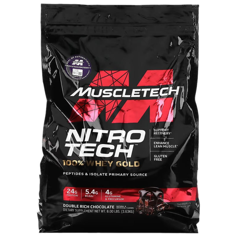 پروتئین نیتروتک گلد ماسل تک 3.6 کیلویی MuscleTech Nitro-Tech Whey Gold